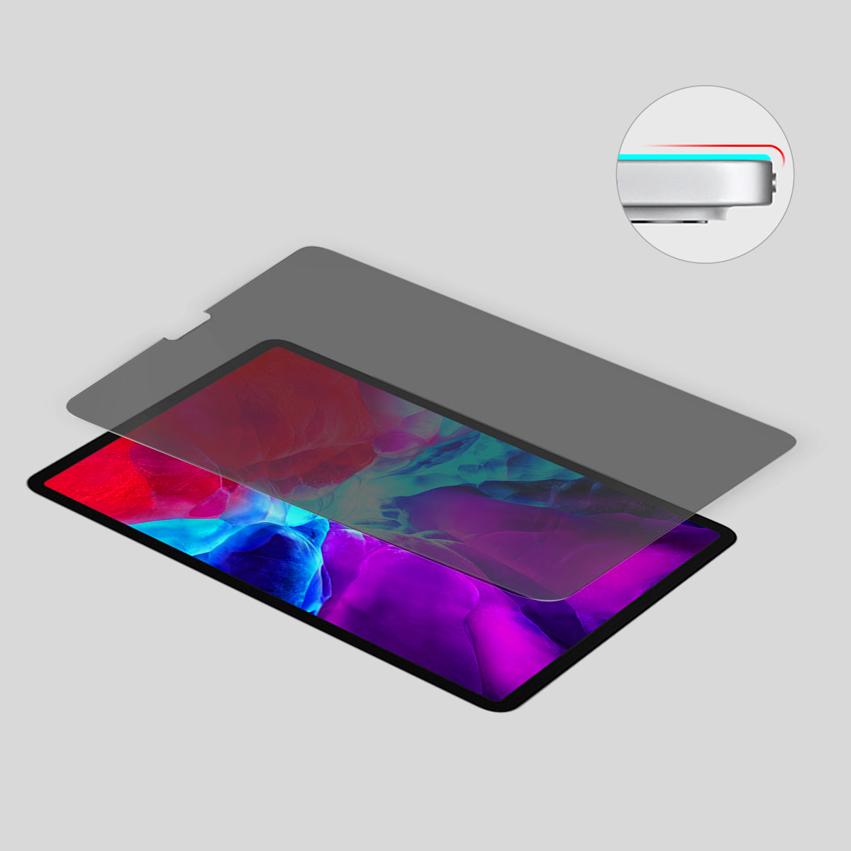 Anti-peep Full Screen Tempered Glass Protector for iPad Pro 12.9 (2022) (2021)(2020) Anti-peep Full Screen Tempered Glass Protector for iPad Pro 12.9 (2022) (2021)(2020)